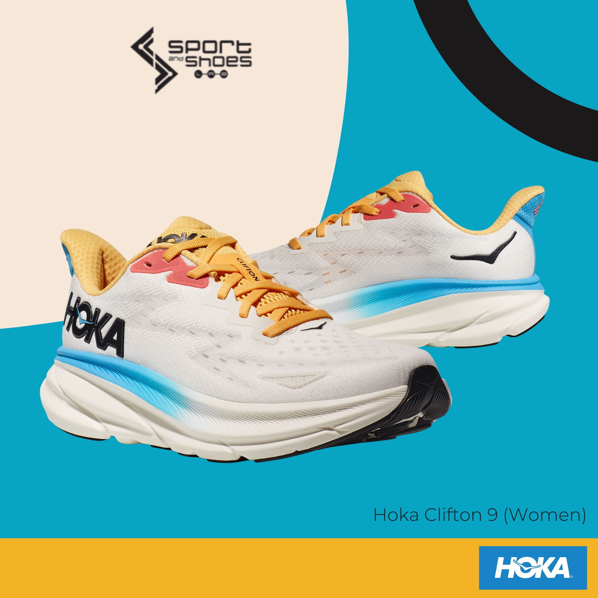 Hoka Clifton9 WIDE (W) (1132211-BSW)